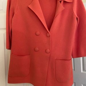 Belford cotton jacket with snap front closure.